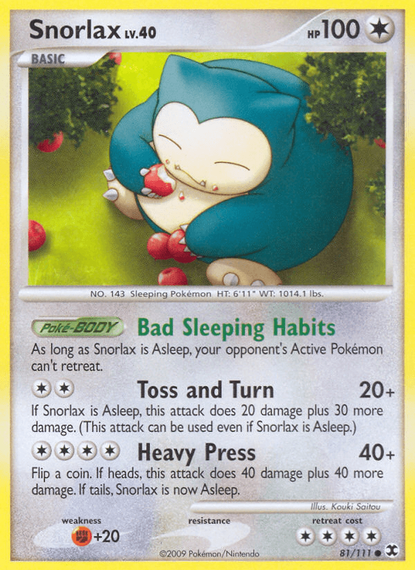 Snorlax Rising Rivals