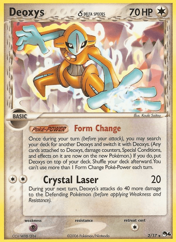 Deoxys δ POP Series 4