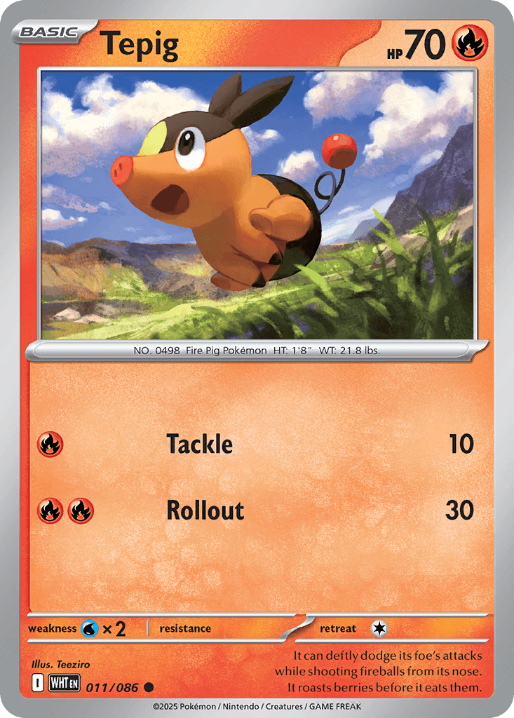 Tepig White Flare