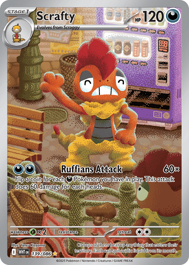 Scrafty White Flare