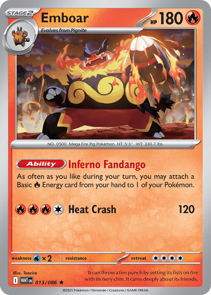 Emboar White Flare