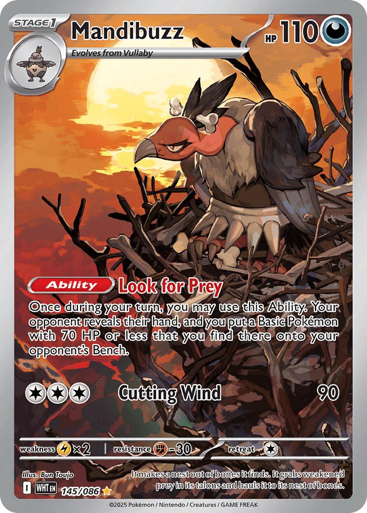 Mandibuzz White Flare