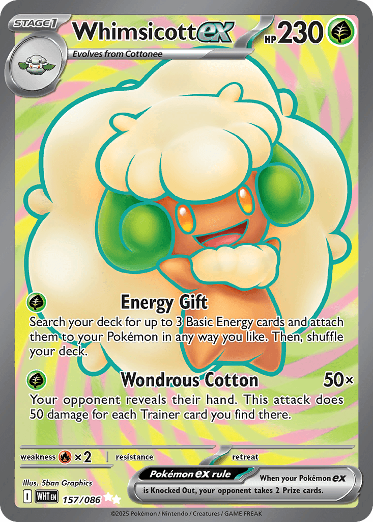 Whimsicott ex White Flare