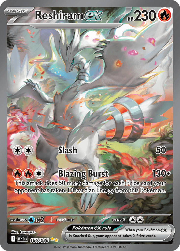 Reshiram ex White Flare