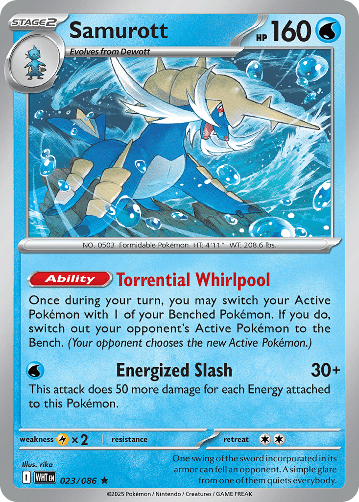 Samurott White Flare