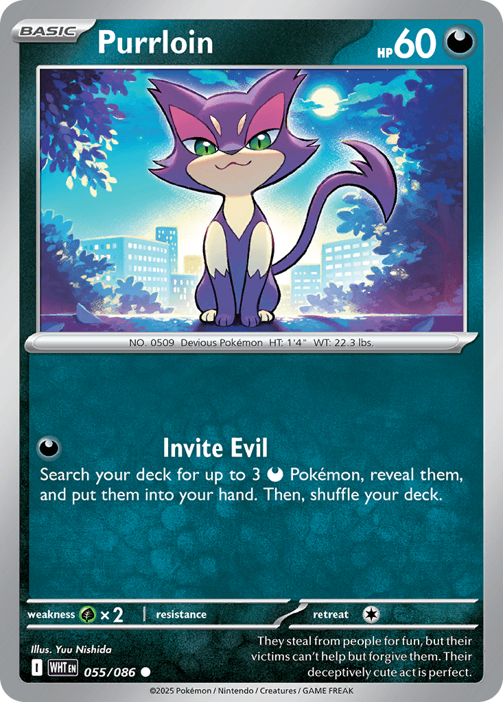 Purrloin White Flare