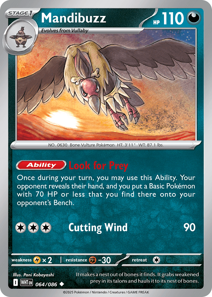 Mandibuzz White Flare