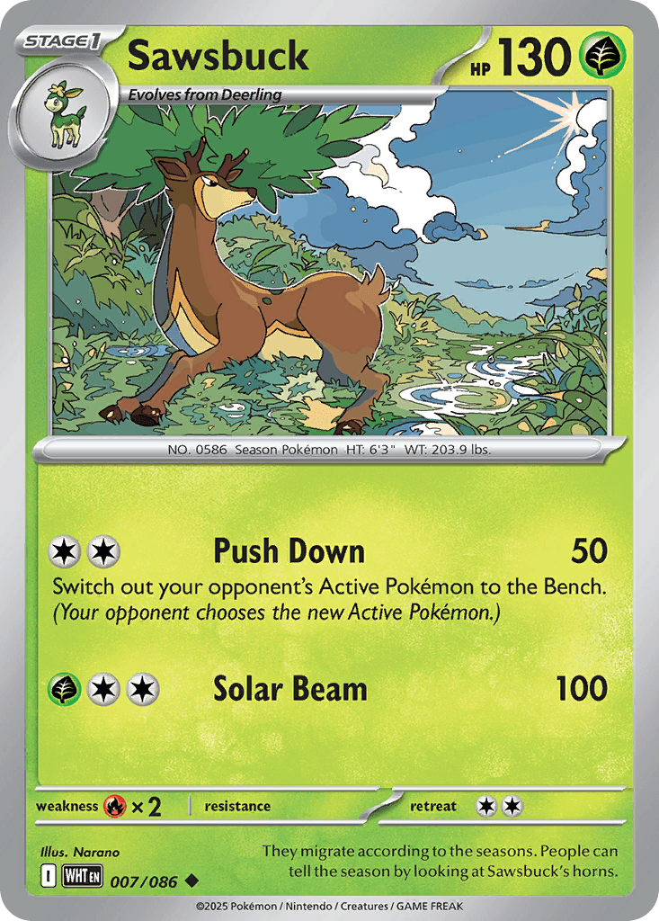 Sawsbuck White Flare