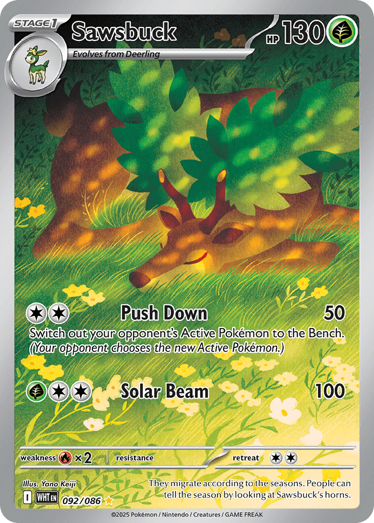 Sawsbuck White Flare