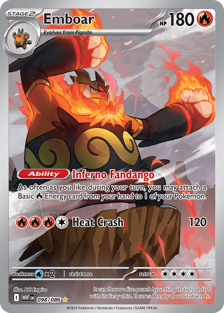 Emboar White Flare