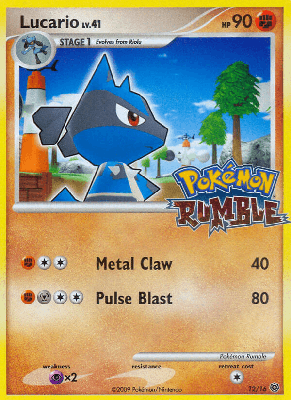 Lucario Pokémon Rumble