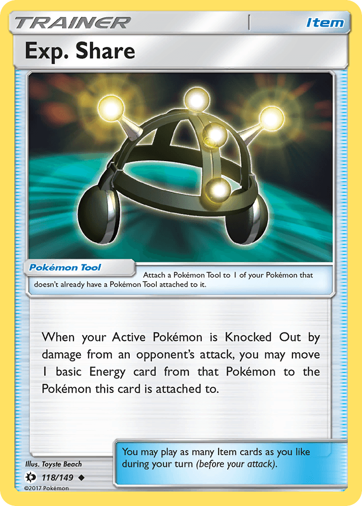 Exp. Share Sun & Moon