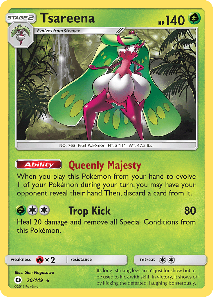 Tsareena Sun & Moon