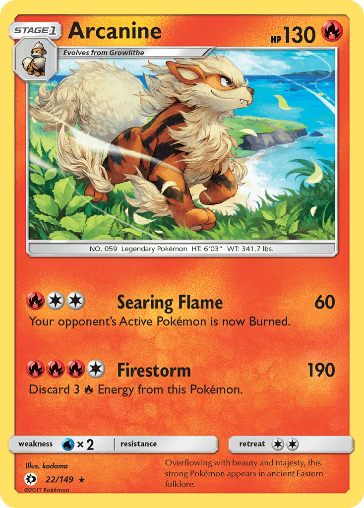 Arcanine Sun & Moon