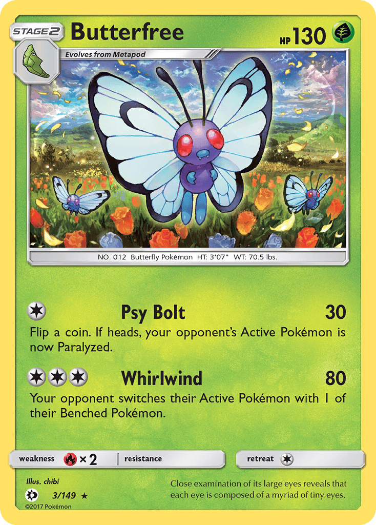 Butterfree Sun & Moon