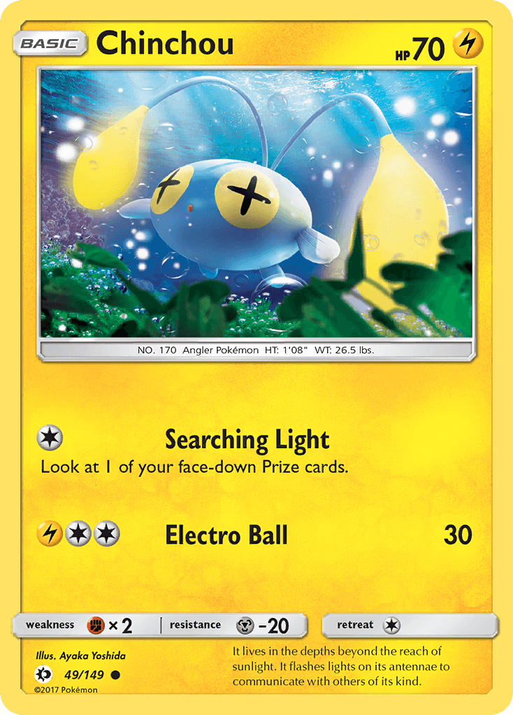 Chinchou Sun & Moon