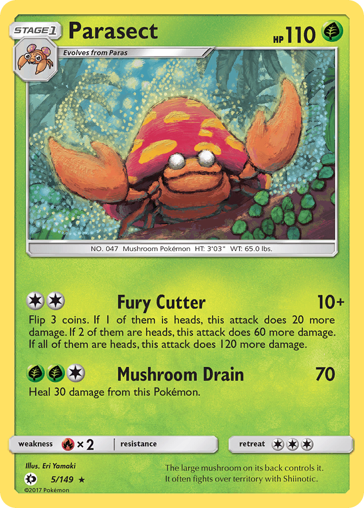 Parasect Sun & Moon