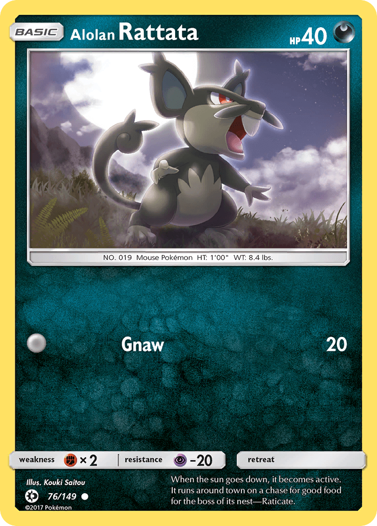 Alolan Rattata Sun & Moon