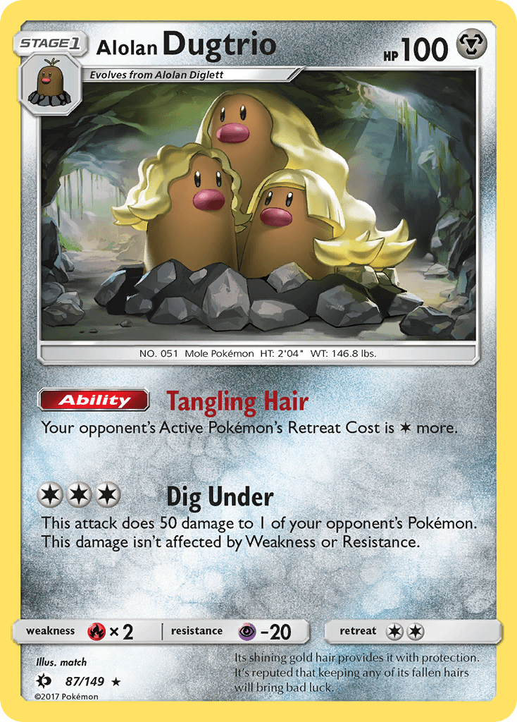 Alolan Dugtrio Sun & Moon