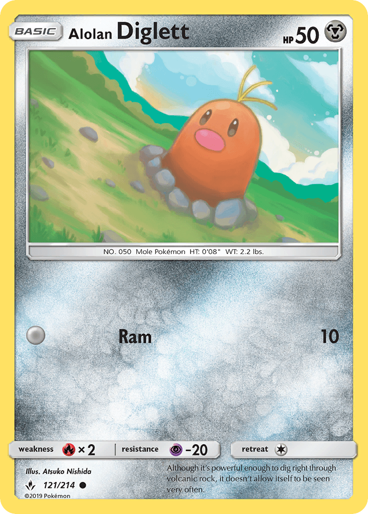 Alolan Diglett Unbroken Bonds