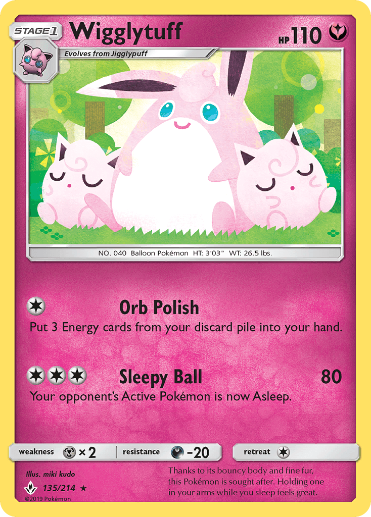 Wigglytuff Unbroken Bonds