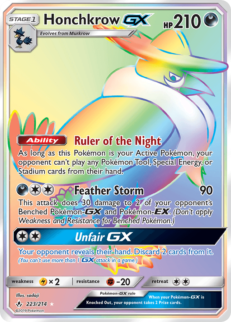 Honchkrow-GX Unbroken Bonds