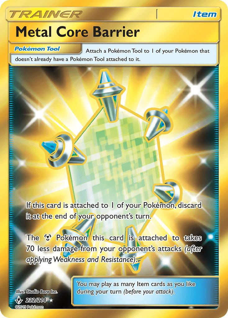 Metal Core Barrier Unbroken Bonds