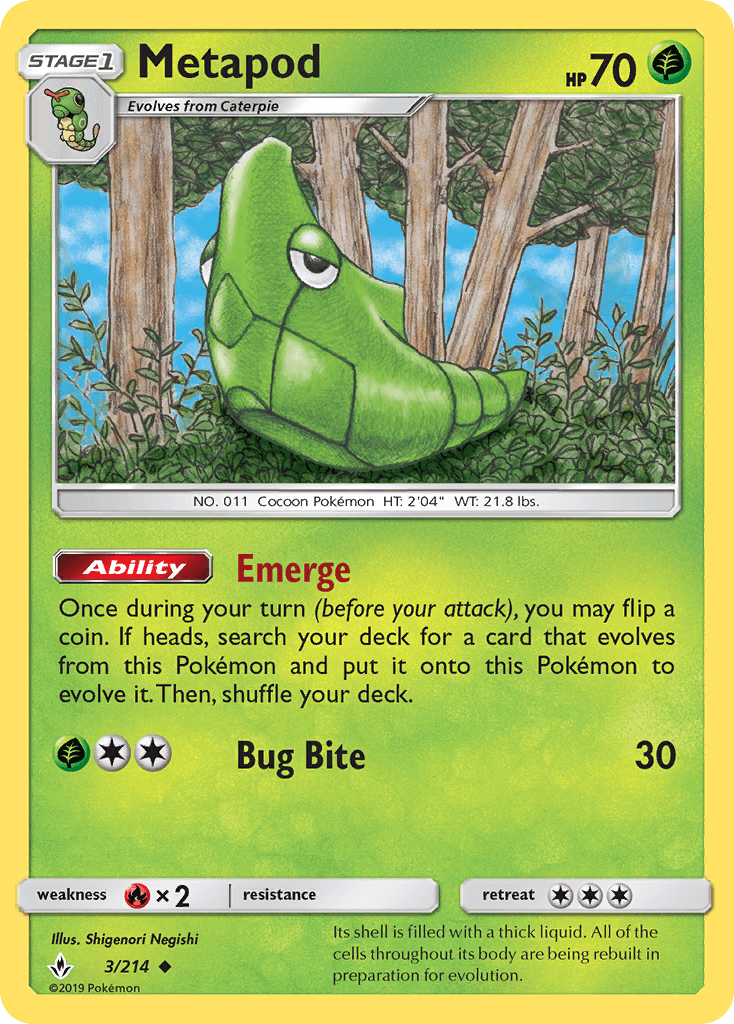 Metapod Unbroken Bonds