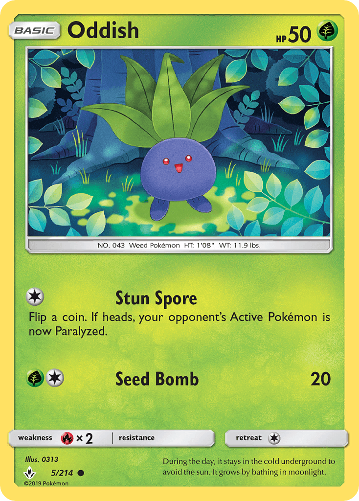 Oddish Unbroken Bonds
