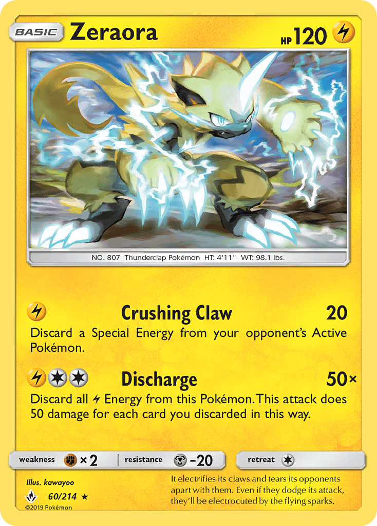 Zeraora Unbroken Bonds