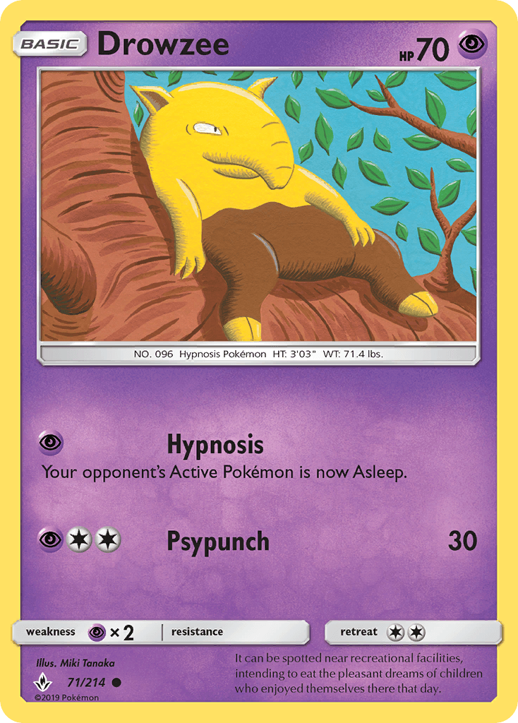 Drowzee Unbroken Bonds