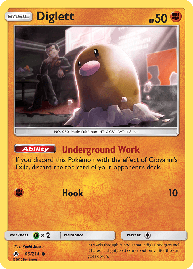 Diglett Unbroken Bonds