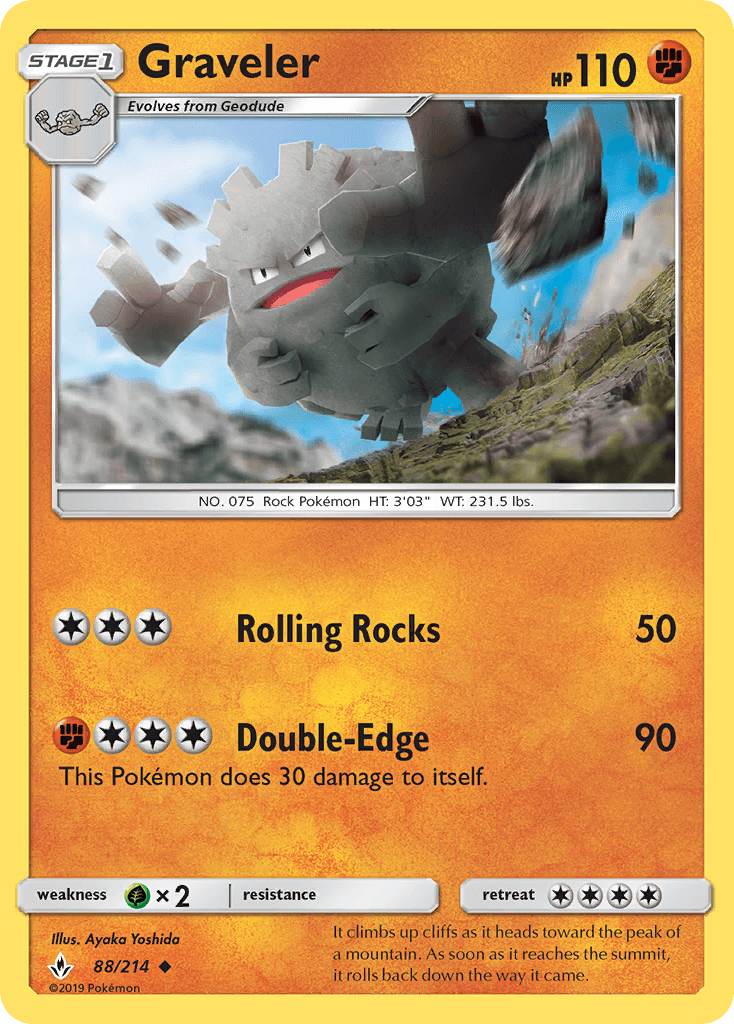 Graveler Unbroken Bonds