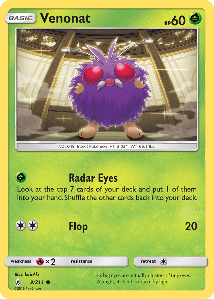 Venonat Unbroken Bonds