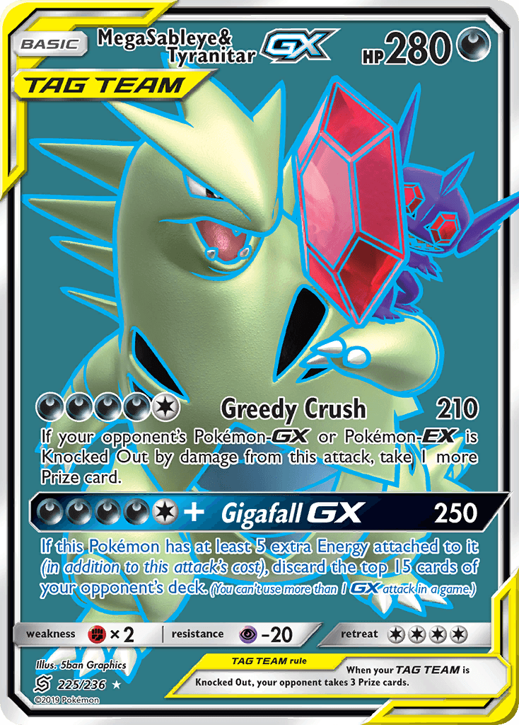 Mega Sableye & Tyranitar-GX Unified Minds