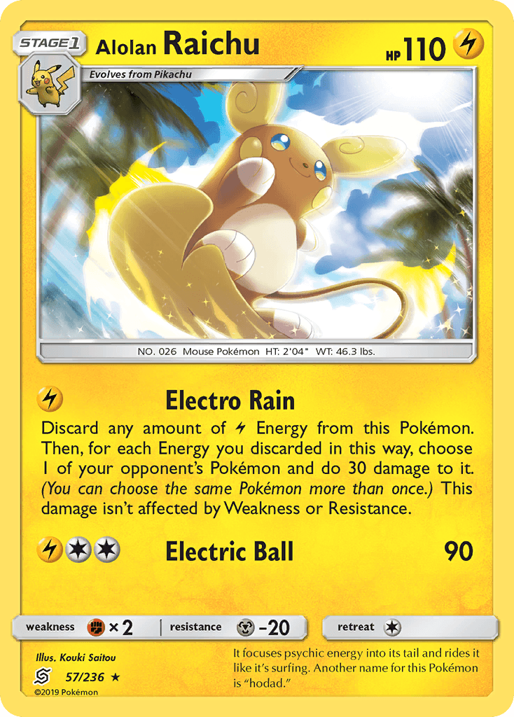 Alolan Raichu Unified Minds