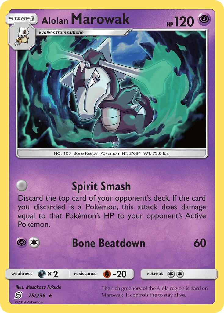 Alolan Marowak Unified Minds