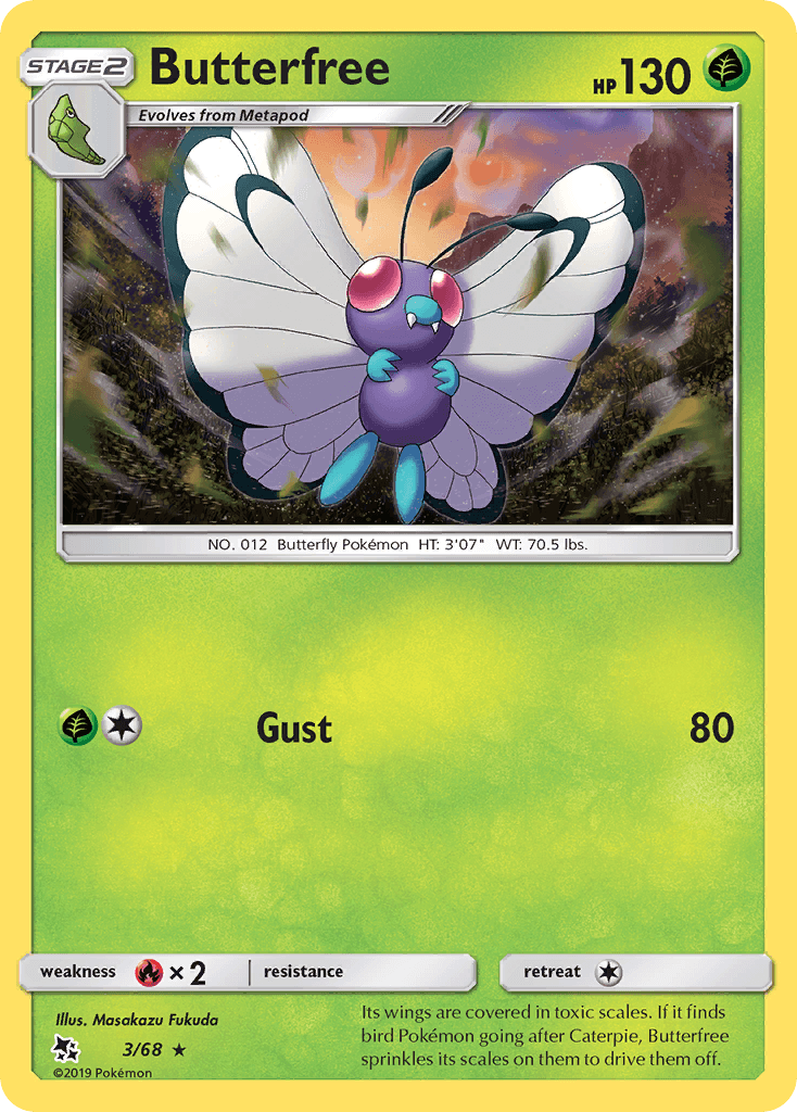 Butterfree Hidden Fates