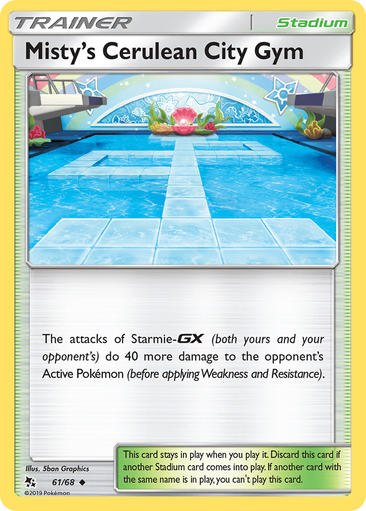 Misty's Cerulean City Gym Hidden Fates