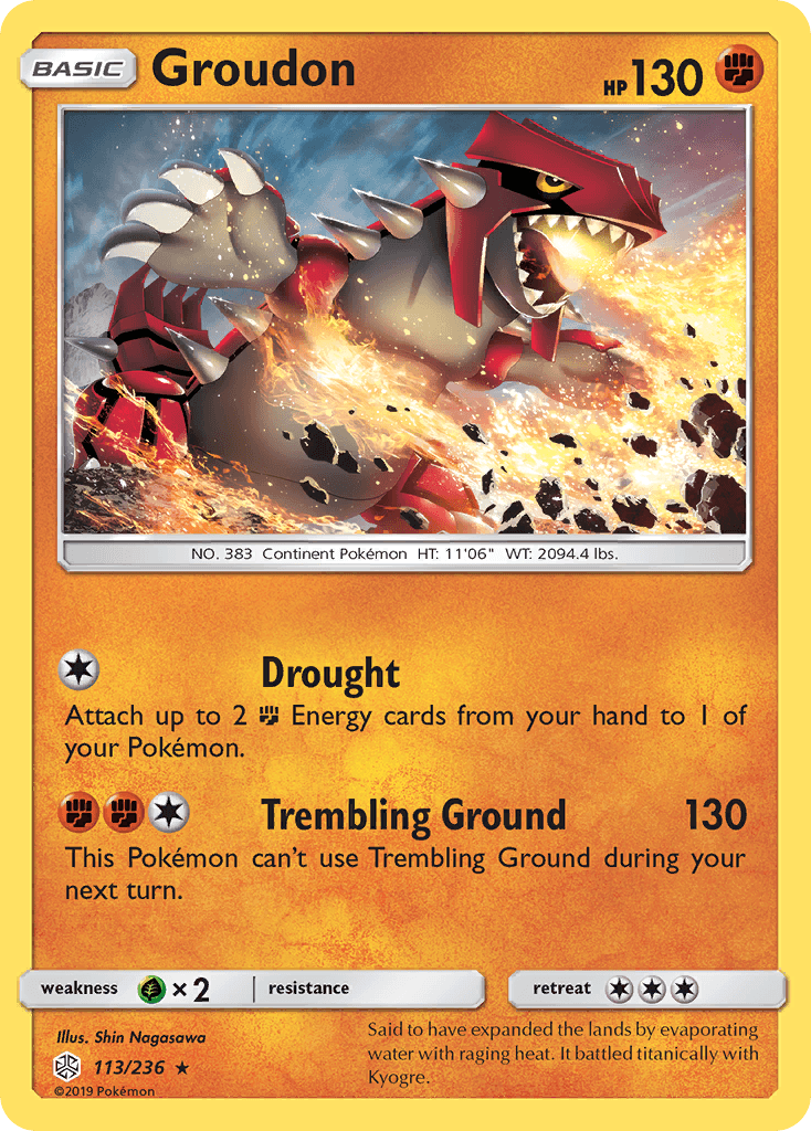Groudon Cosmic Eclipse