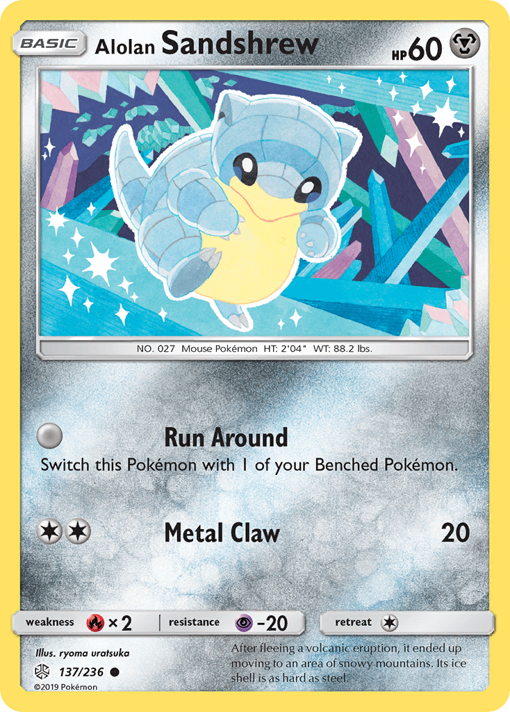 Alolan Sandshrew Cosmic Eclipse