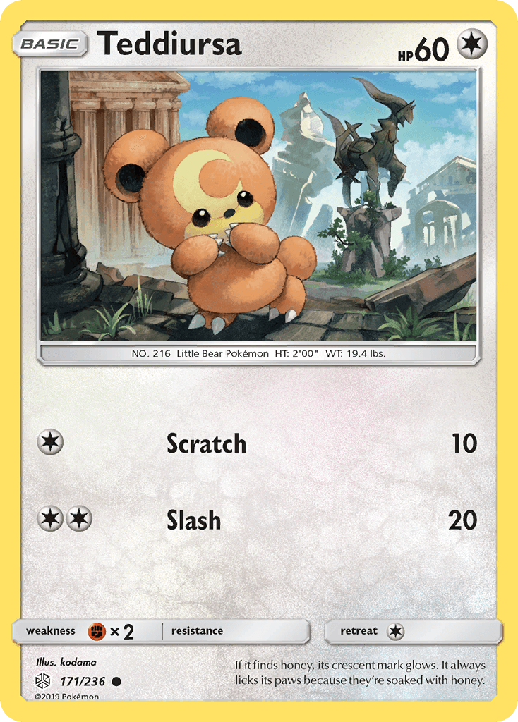 Teddiursa Cosmic Eclipse