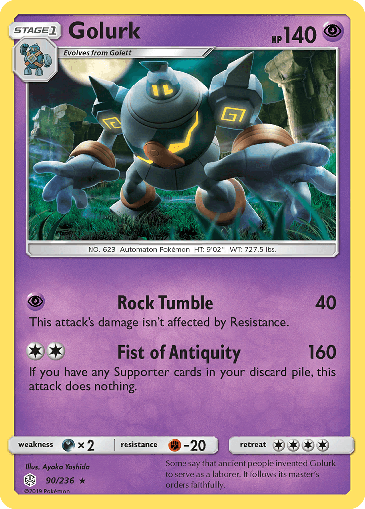Golurk Cosmic Eclipse