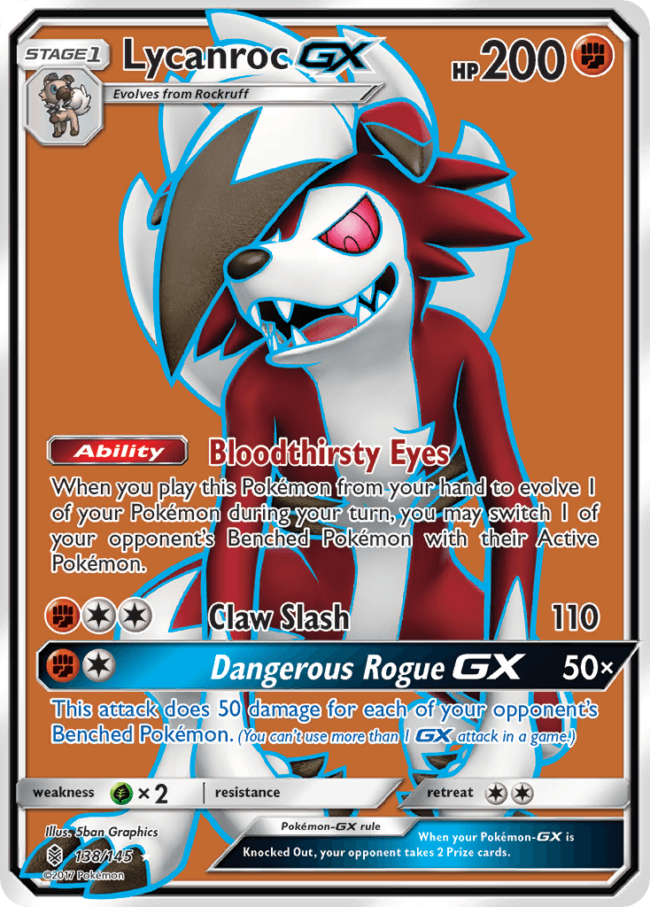 Lycanroc-GX Guardians Rising