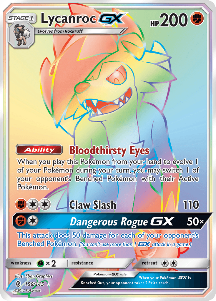 Lycanroc-GX Guardians Rising
