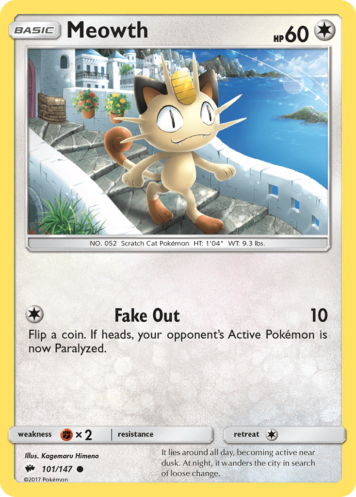 Meowth Burning Shadows