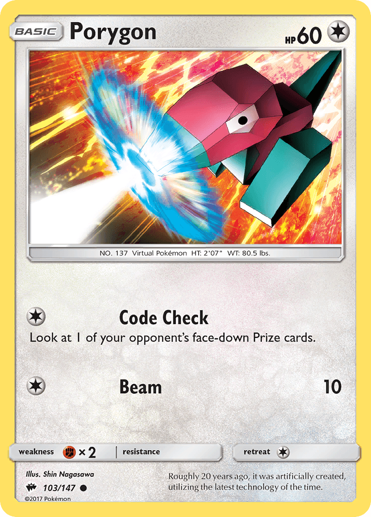 Porygon Burning Shadows