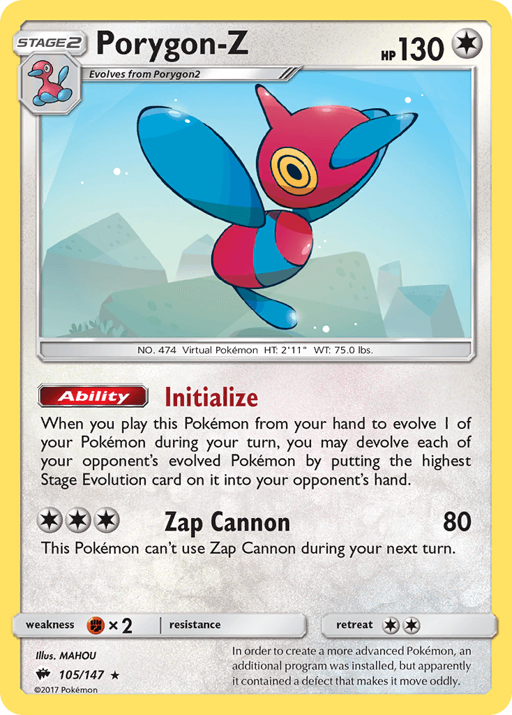 Porygon-Z Burning Shadows