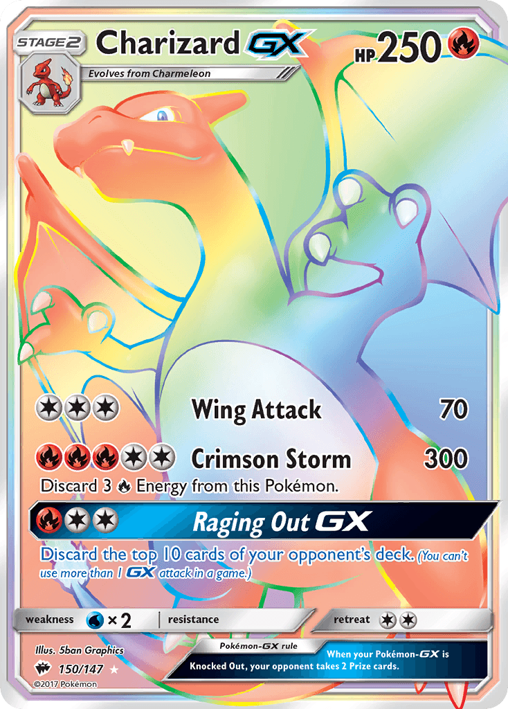 Charizard-GX Burning Shadows