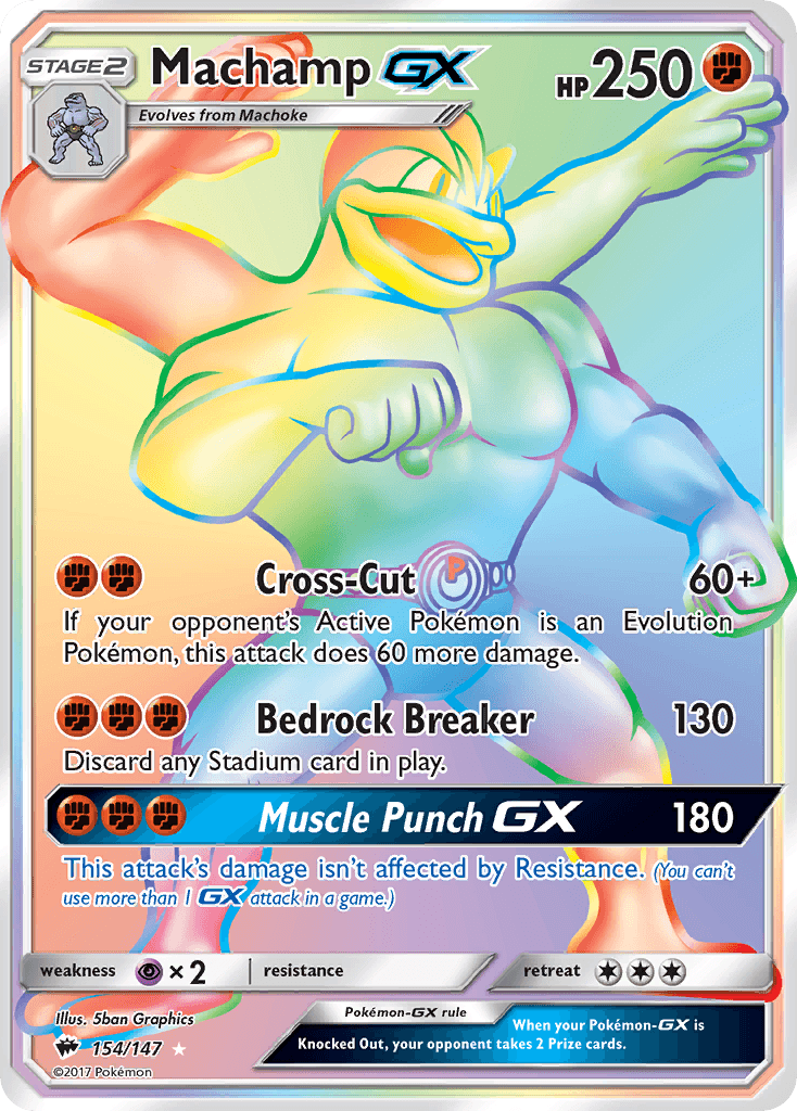 Machamp-GX Burning Shadows